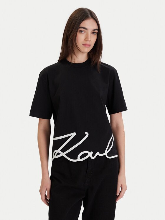 Karl Lagerfeld Tricou A1W17013 Relaxed Fit