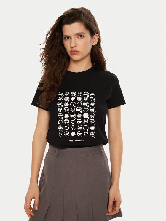 Karl Lagerfeld Tricou A1W17124 Regular Fit