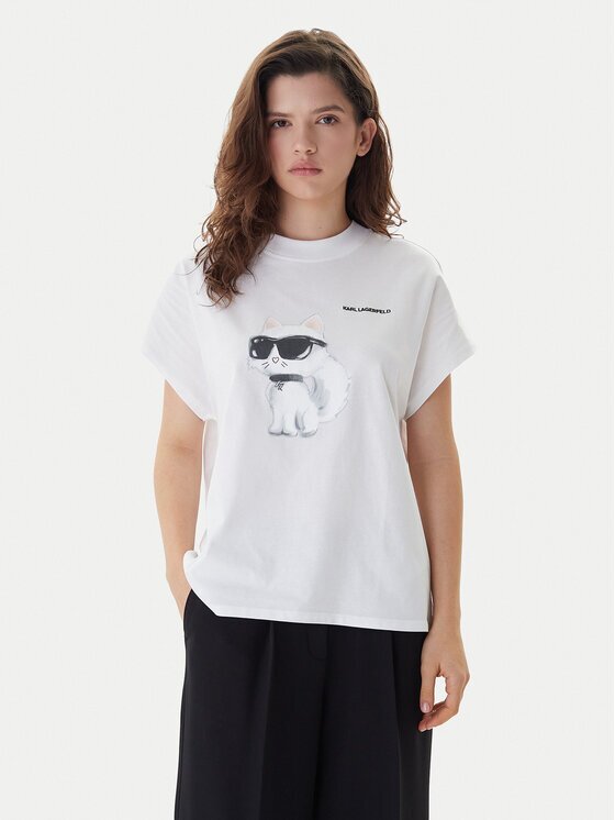 Karl Lagerfeld Tricou A2W17115 Loose Fit