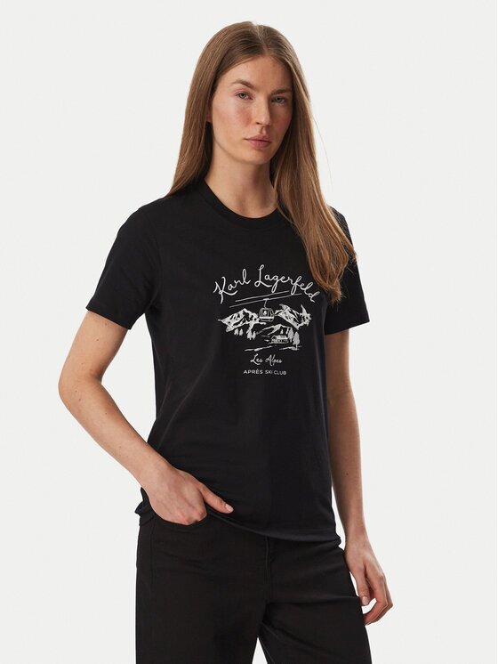 Karl Lagerfeld Tricou Apres B4W17039 Regular Fit