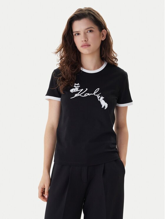 Karl Lagerfeld Tricou B1W17040 Slim Fit