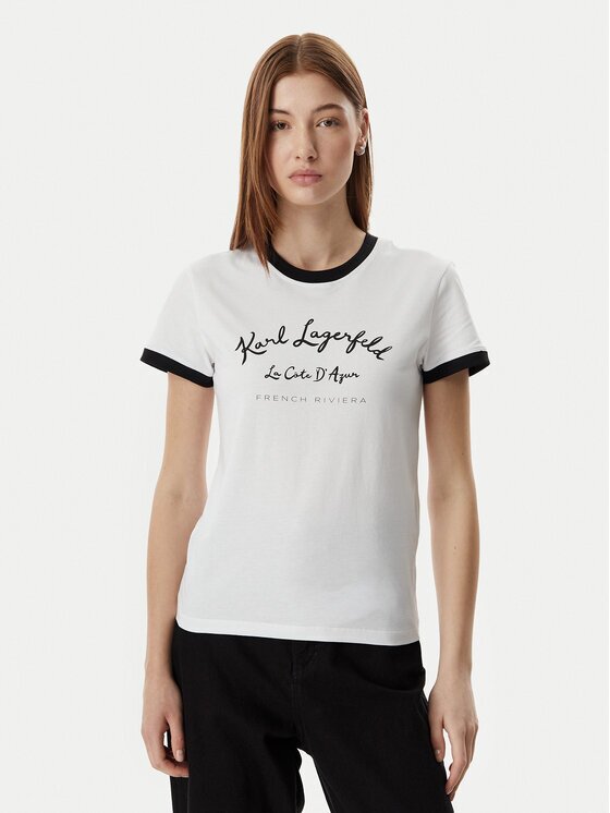 Karl Lagerfeld Tricou B2W17021 Slim Fit
