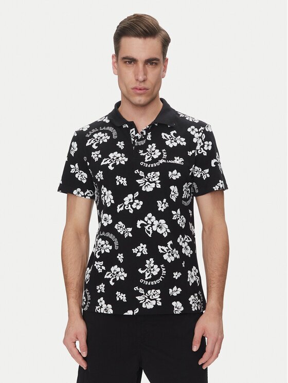 Karl Lagerfeld Tricou polo A2M46036 Regular Fit