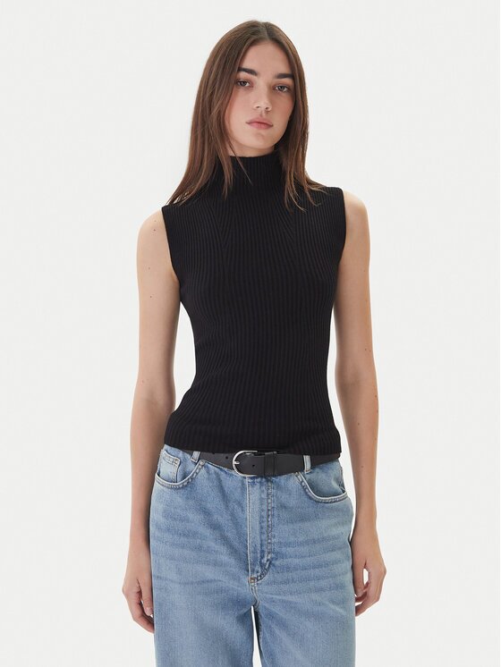 Kontatto Bluză cu gât 3M0826C Slim Fit