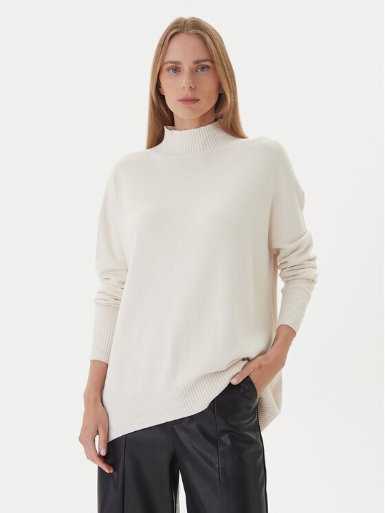 Kontatto Pulover 3M0822C Écru Relaxed Fit