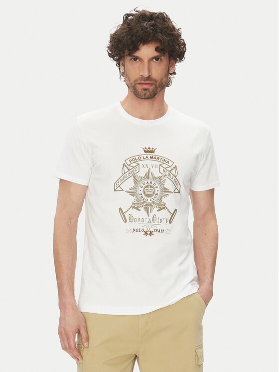 LA MARTINA Tricou Aloysius MARG30 JS206 Regular Fit