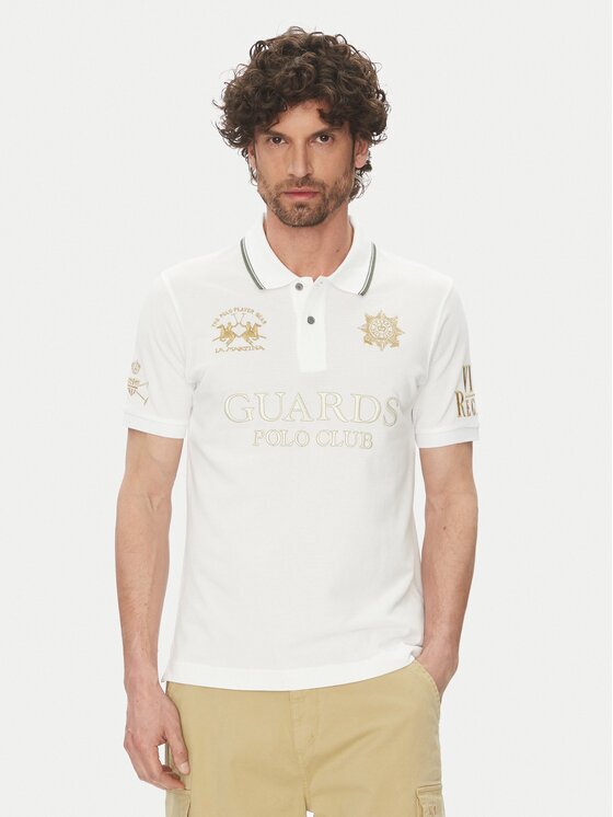 LA MARTINA Tricou polo Achille MAPG30 PK097 Regular Fit