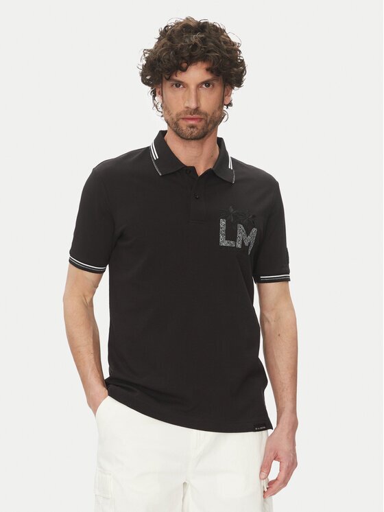 LA MARTINA Tricou polo Adrian MAP009 PK001 Regular Fit