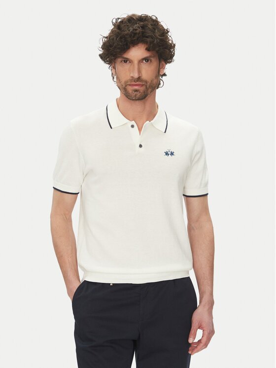 LA MARTINA Tricou polo Austin MAS001 YC041 Regular Fit