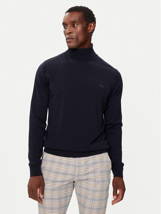 Lacoste Bluză cu gât AH1959 Regular Fit