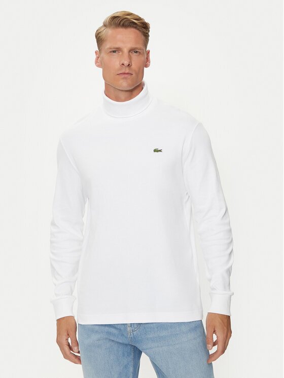 Lacoste Bluză cu gât UH2828 Slim Fit