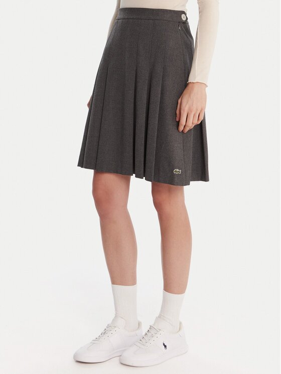 Lacoste Fustă plisată JF5358 Regular Fit