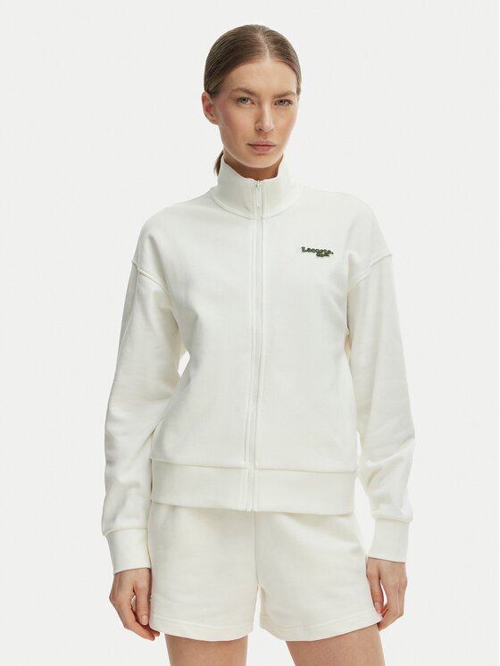 Lacoste Hanorac SF0040 Écru Relaxed Fit
