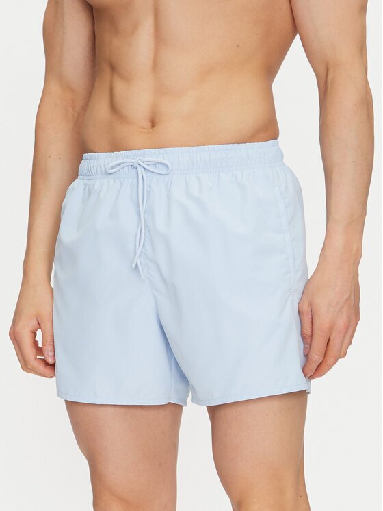 Lacoste Pantaloni scurți pentru înot MH6270 Albastru celest Regular Fit