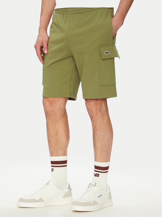 Lacoste Pantaloni scurți sport GH9743 Regular Fit