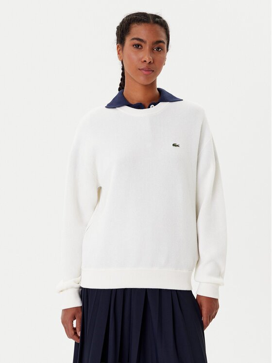 Lacoste Pulover AF4158 Écru Regular Fit