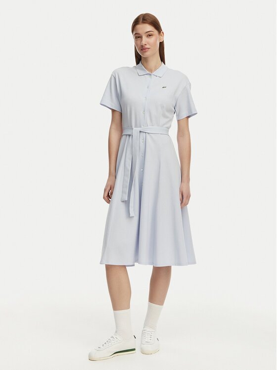 Lacoste Rochie tip cămașă EF9621 Regular Fit