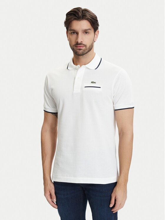 Lacoste Tricou polo PH9838 Écru Classic Fit