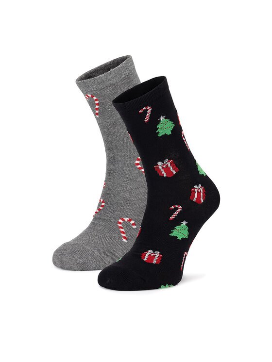 Lasocki Șosete lungi 2MB-001-AW24 (2-pack) Gri