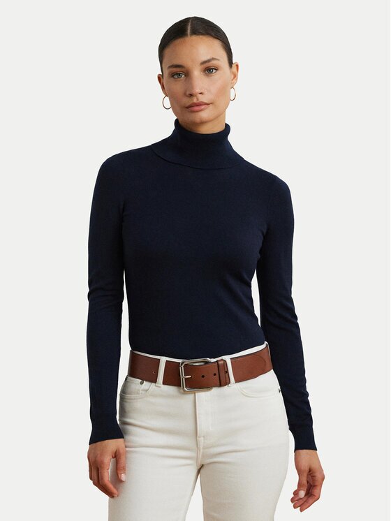 Lauren Ralph Lauren Bluză cu gât 200940470002 Slim Fit
