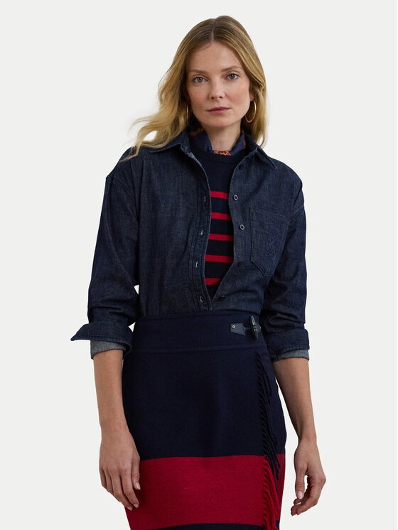Lauren Ralph Lauren cămașă de blugi 200957620 Relaxed Fit