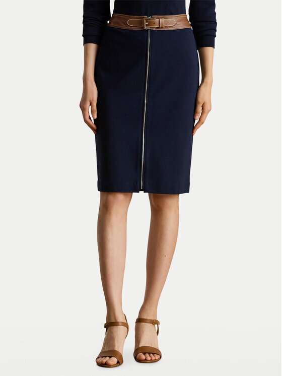 Lauren Ralph Lauren Fustă tip creion 200980024001 Slim Fit