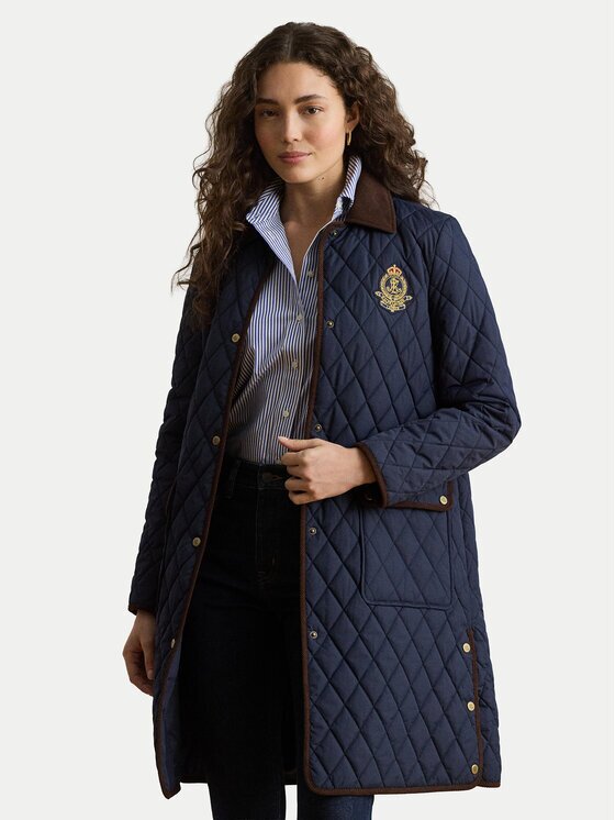Lauren Ralph Lauren Geacă Crested 3/4 Quilt 297P18059004 Regular Fit