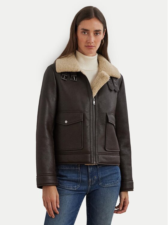 Lauren Ralph Lauren Geacă din imitație de piele 297957530001 Regular Fit