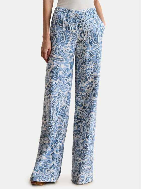 Lauren Ralph Lauren Pantaloni din material 200P08927001 Wide Leg