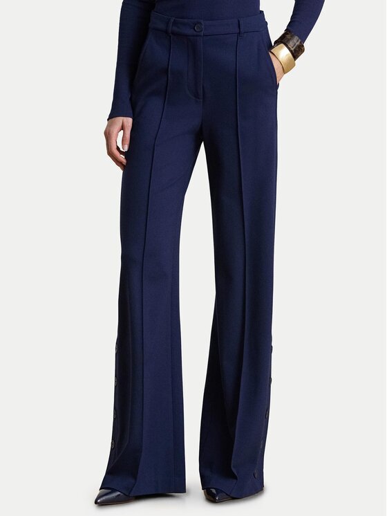 Lauren Ralph Lauren Pantaloni din material 200P09084001 Wide Leg