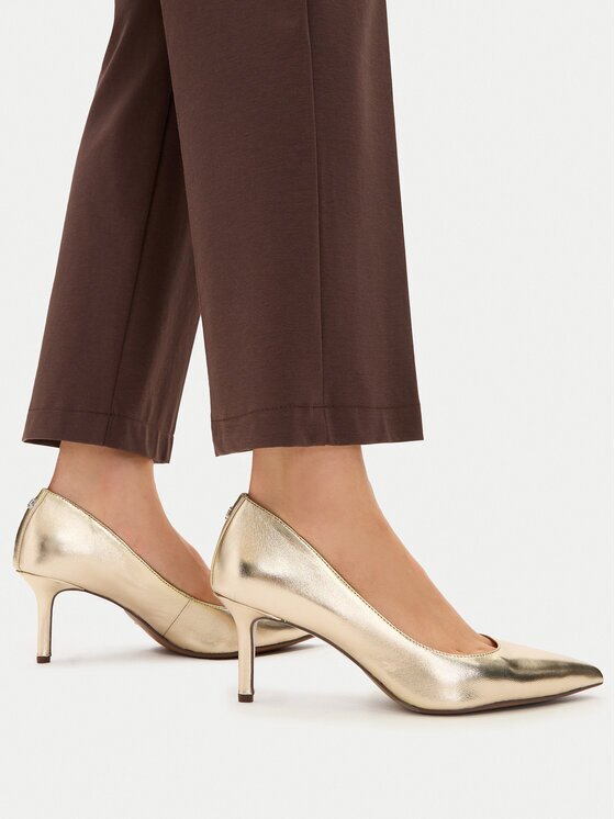 Lauren Ralph Lauren Pantofi cu toc subțire Lanette Metallic 802978205002