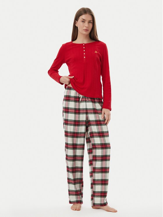 Lauren Ralph Lauren Pijama ILN72551F Colorat Relaxed Fit