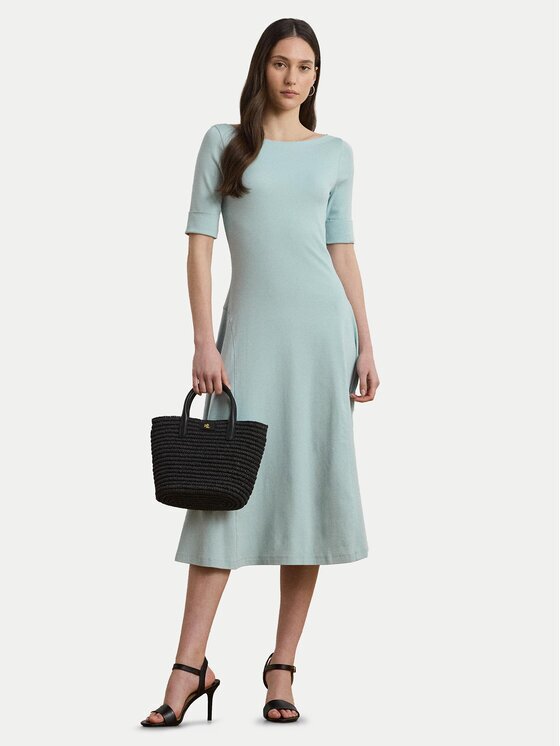 Lauren Ralph Lauren Rochie de zi 250863913015 Albastru celest Regular Fit