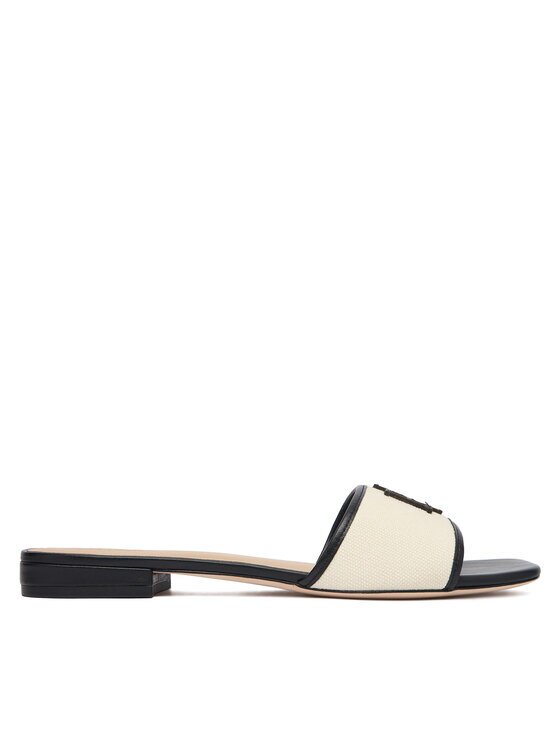 Lauren Ralph Lauren Şlapi 802P04395004 Écru
