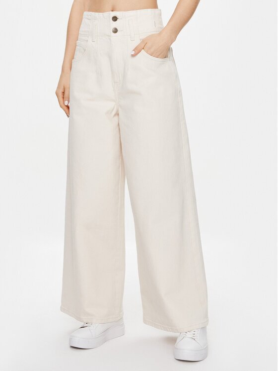 Lee Blugi 112341379 Écru Straight Leg