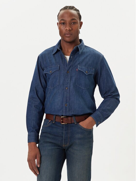 Levi's® cămașă de blugi Western A1919-0061 Relaxed Fit