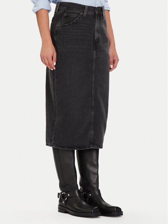 Levi's Fustă de blugi 001VH-0004 Regular Fit