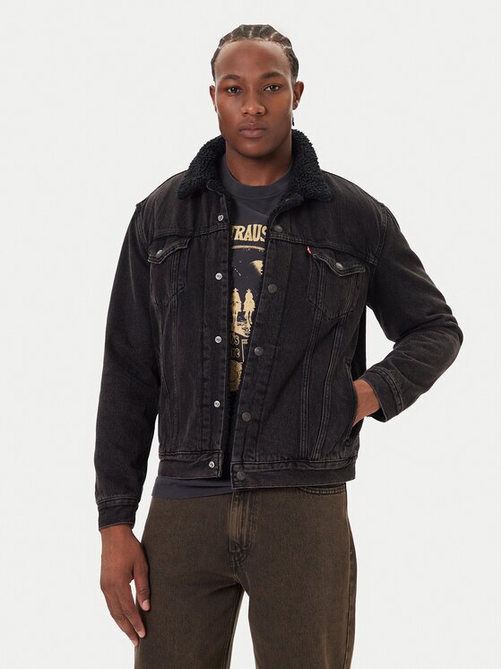 Levi's® Geacă de blugi Type III Sherpa 16365-0291 Regular Fit