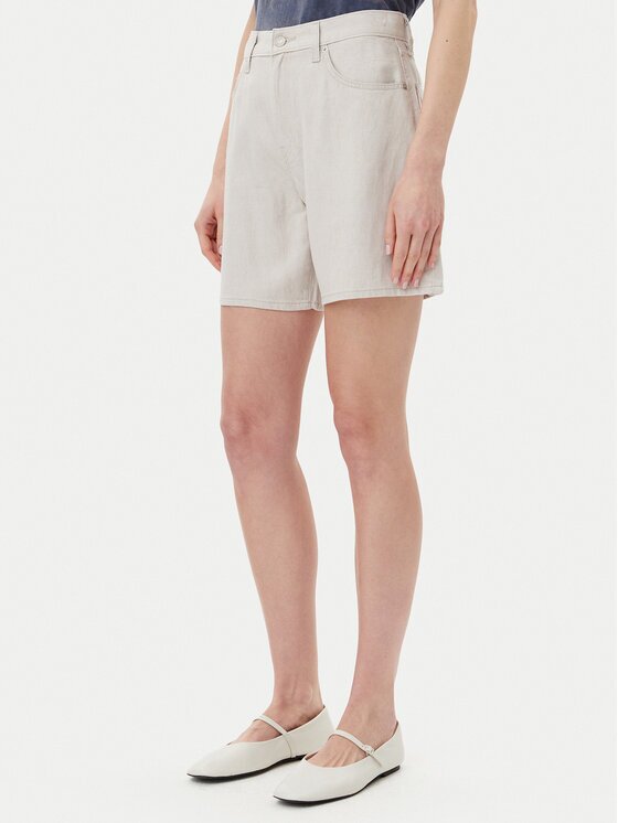 Levi's® Pantaloni scurți de blugi A9311-0018 Écru Baggy Fit