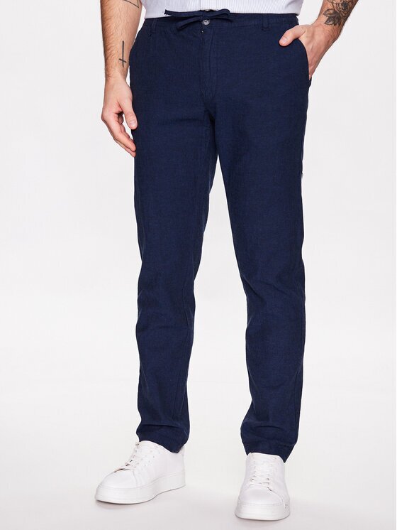 Lindbergh Pantaloni din material 30-008003 Tapered Fit