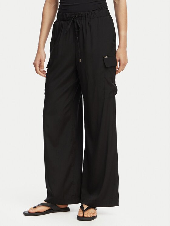 Liu Jo Beachwear Pantaloni din material VA6034 T2920 Relaxed Fit