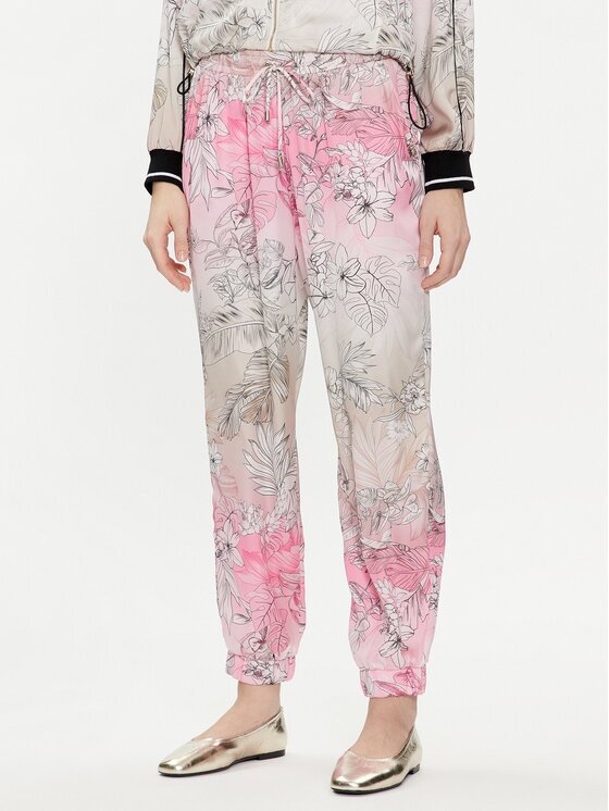 Liu Jo Pantaloni din material TA4238 T3247 Relaxed Fit