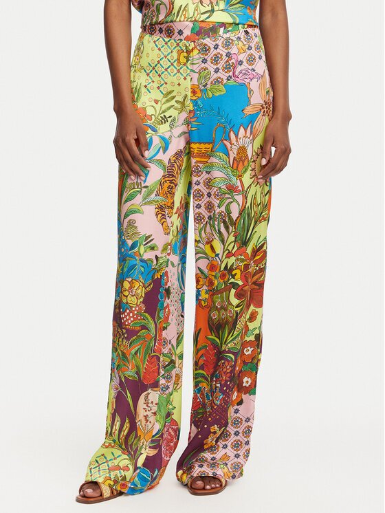 Liu Jo Pantaloni din material WA6484 T473A Relaxed Fit