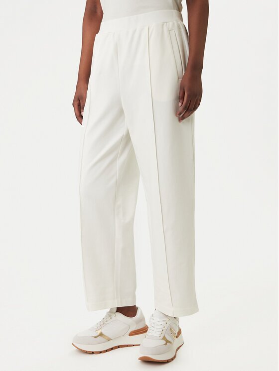 Liu Jo Sport Pantaloni din material TA6211 FS090 Écru Regular Fit