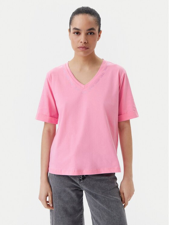 Liu Jo Sport Tricou q-roa-35247 Colorat Regular Fit