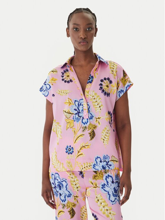 LOLA CASADEMUNT Bluză LS2615063 Roz Regular Fit