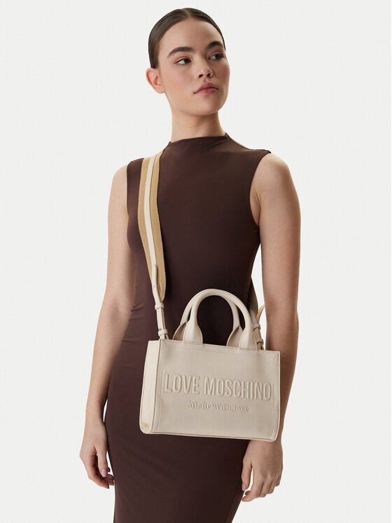 Love Moschino Geantă JC4044PP1OLE0110 Écru