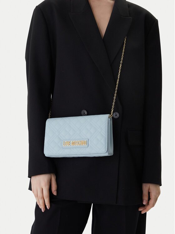 Love Moschino Geantă JC4079PP1OLA0701 Albastru celest