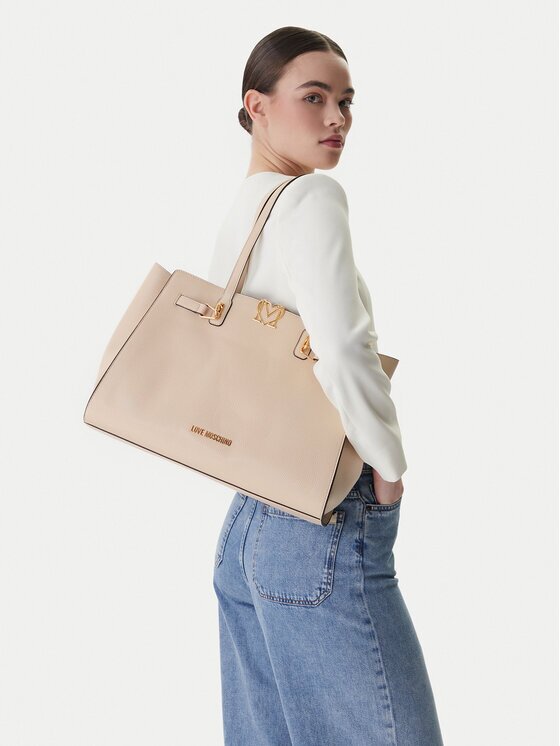 Love Moschino Geantă JC4124PP1OLM0110 Écru