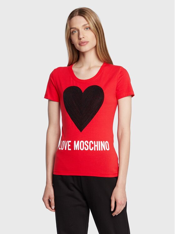 Love Moschino Tricou W4H1932E 1951 Slim Fit